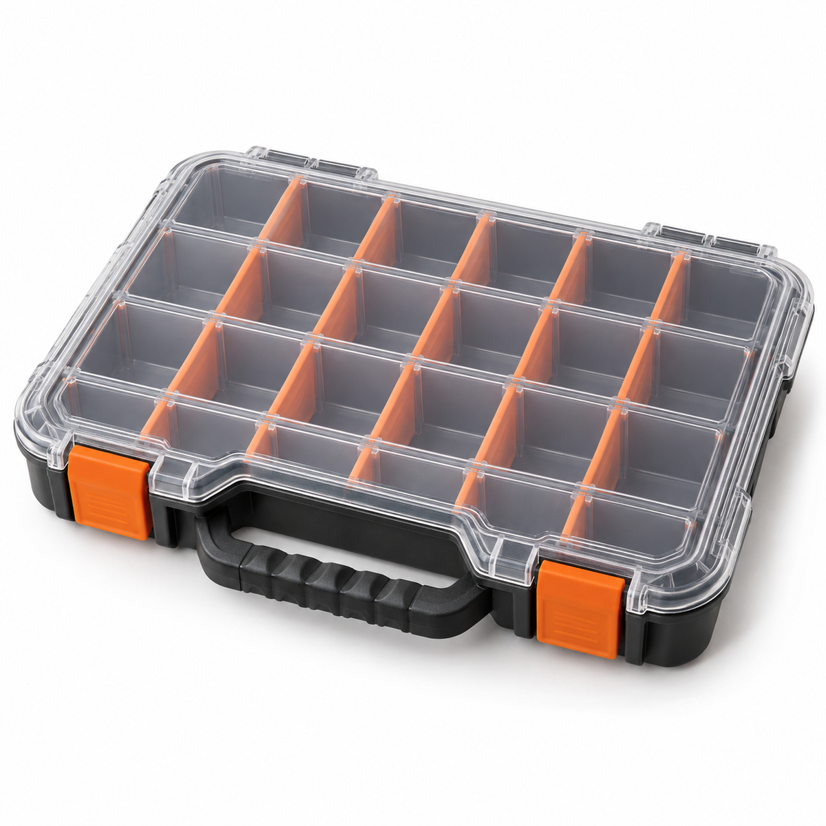 Clear-Lid Small Parts Organizer Case
