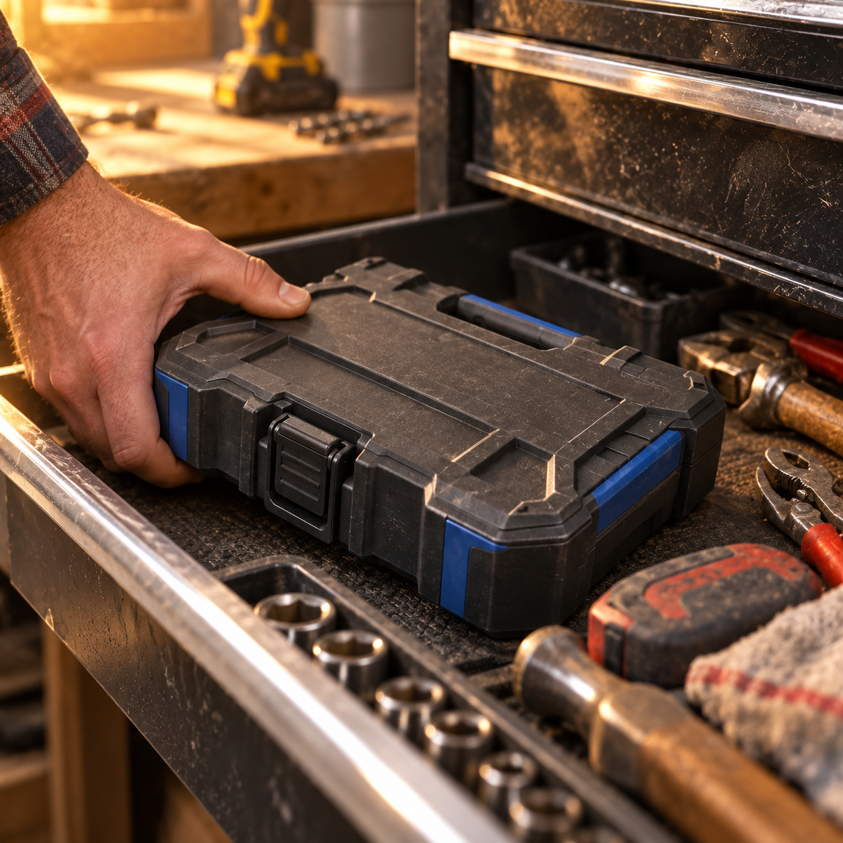 Graduated Drill Bit Organizer Case
